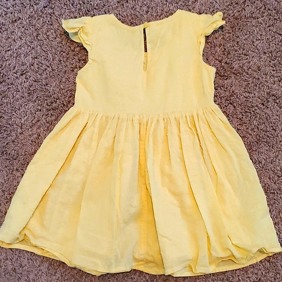 Yellow cotton dress - Picture 2 of 5